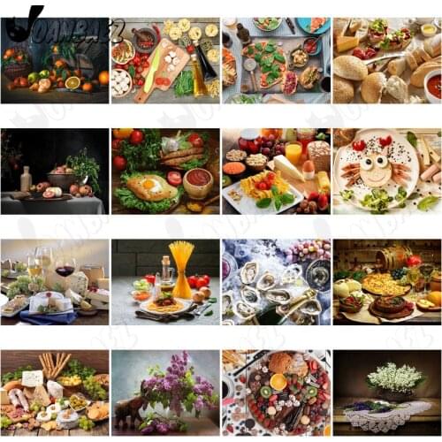 Diamond Painting Food Hearty Fruit 5D Diy Bread Cross Stitch Kiwi Picture Diamond Mosaic Embroidery Gift Design Decoration
