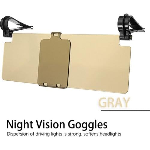 HD Anti - Glare Reducer Intercepting Car Driving Sunshade Mirror Day Night Sun Visor Extension Shield Block Protector