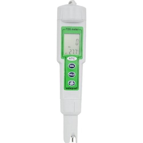 0-9999ppm Pen Type Digital TDS Meter Handheld LCD Auto Calibration tds Tester Aquarium Pool Water Quality PPM ATC Temp Meter