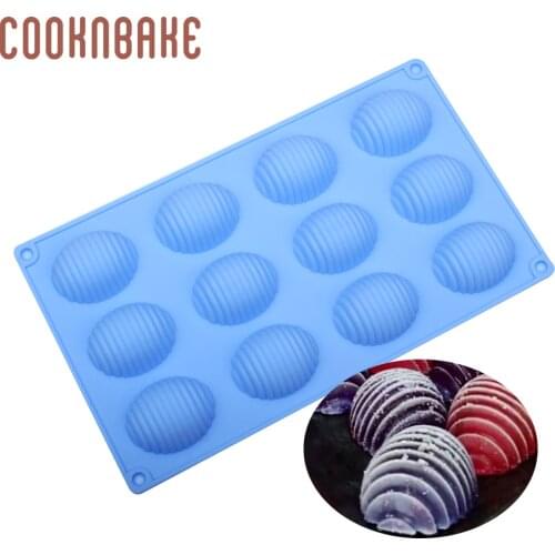 COOKNBAKE egg Silicone chocolate candy Mold Easter gummy jello ice tray soap resin tool cake pastry bakeware 12 cavity DIY cake