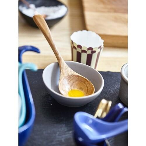 Wooden Spoon Bamboo Kitchen Cooking Utensil Tool Soup Teaspoon Catering For Kicthen