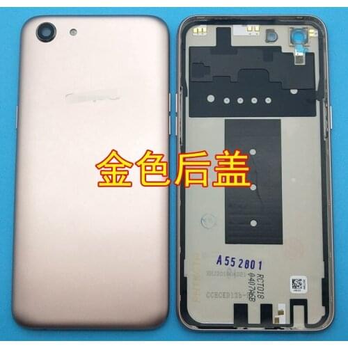 For Oppo A83 Back Case Battery Cover Metal Rear Housing Phone Parts + Side Keys
