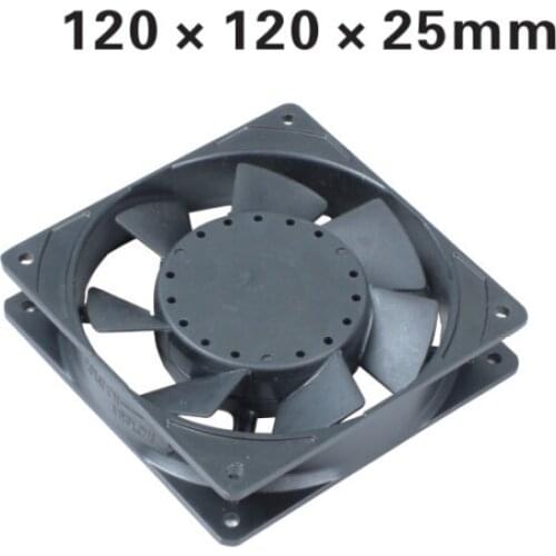 Electronic for 2pcs/lot Ball Bearing type 120 series Axial Blower Fan 120*120*25mm AC Cooling Fan XF1222ABH