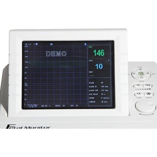 CONTEC CMS800G Fetal Doppler Ultrasound Monitor 24H Recorder Prenatal Heart Rate Movement TOCO Twins/Single Probe Thermal Paper