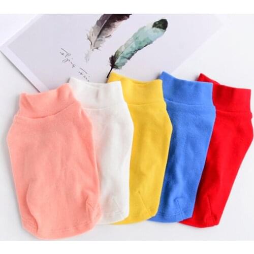 Cat Puppy Dog Tee Shirt Doggie Small Dog Clothes T-shirt Pajamas Chihuahua Yorkshire Shih Tzu Pomeranian Poodle Bichon Clothing