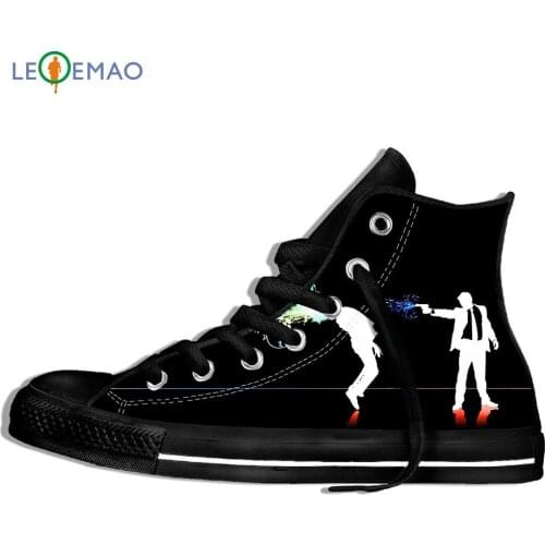 Creative Design Custom Sneakers Hot Gun Clownfor Men/high Quality Gun Clown Canvas Trends Comfortable Ultra Light Sports Shoes