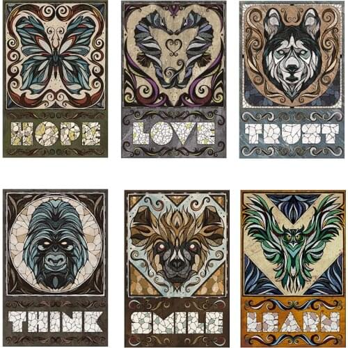 Love Brave Secret Garden & Letter Metal Tin Signs Poster Wall Decor Tinplate Wall Decor For Bar Home Shop 20*30cm