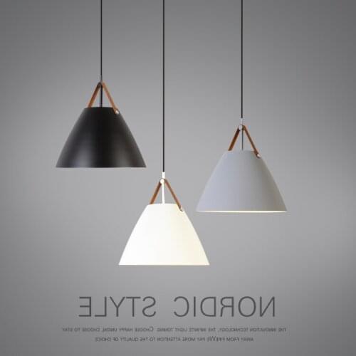 New Nordic Iron Pendant Lights Macaron Lamp For Restaurant /bar/coffee Shop Home Lighting Luminarias lustre pendente