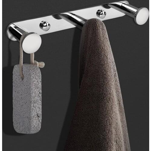 Towel Hook Robe Hook Coat Hook Wall Hook 304 Stainless Steel Mirror Chrome Polished Wall Mount Bathroom Kitchen Door Hook