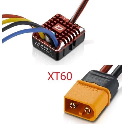 Hobbywing QuicRun 1:10 1/8 WP Crawler Brush Brushed 80A 1080 Electronic Speed Controller Waterproof ESC With Program Box LED BEC