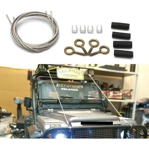 XQRC Steel wire rope for refitted parts of RC car, used for trx-4 trx4 axial scx1090046 D90 D110 MST of 1 / 10 RC track car