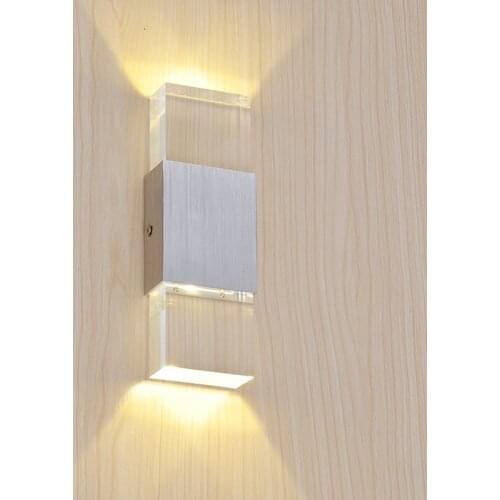 Led wall lamp bedside lamp bedroom modern simple corridor corridor TV wall lamp wall lamp background lamp crystal