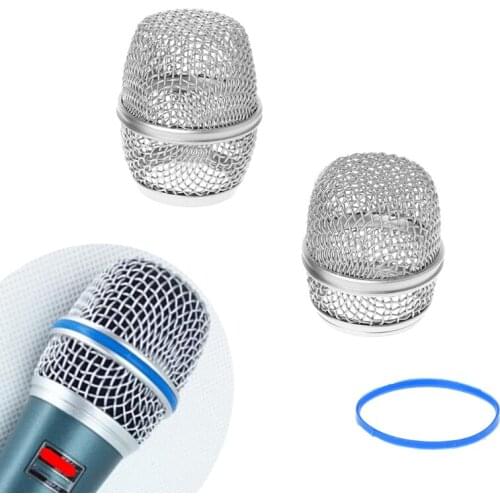 Replacement Ball Head Mesh Microphone Grille Fits For Shure Beta57a/ Beta87a