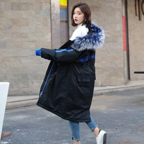 2019 Special Offer Rushed Polyester Long Full Winter Network Science Growth Fund Chic Woman School Wind Thickening Easy Cotton