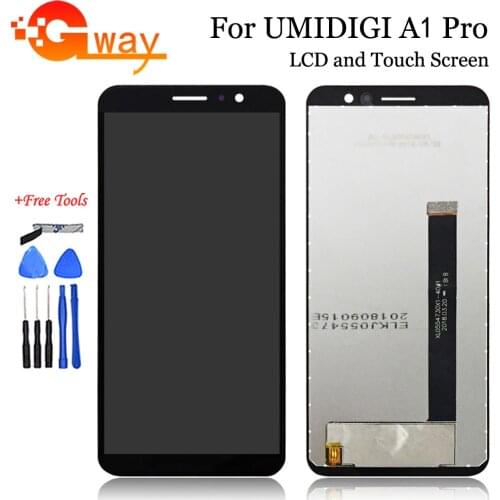 5.5 inch UMIDIGI A1 PRO LCD Display+Touch Screen 100% Original Tested LCD Digitizer Glass Panel Replacement For UMIDIGI A1 PRO
