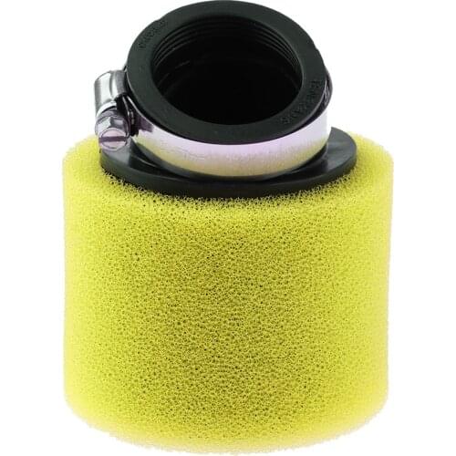 1 Piece Universal Angle Bent Foam Air Filter for Pit Quad Dirt Bike ATV Buggy 45mm
