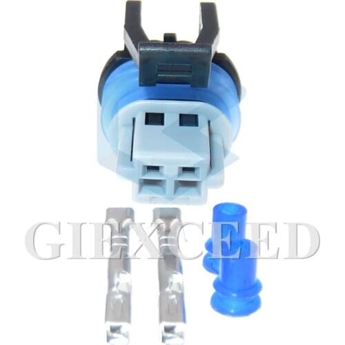 2 Sets 2 Pin 1.5 Series 15449027 Car Water Temperature Sensor Socket Waterproof Wiring Connector For Buick Excelle GL8