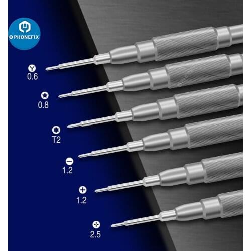 3D Precision Screwdriver Set S2 Steel Magnetic Screwdriver Phillips Torx Y-type Pentalobe Screws Phone Repair Electronics Tools