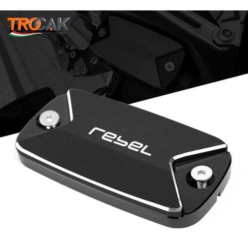 Motorcycle Accessories Front Brake Fluid Reservoir Cover Cap Fit For Honda Rebel 300 Rebel 500 2017-2019