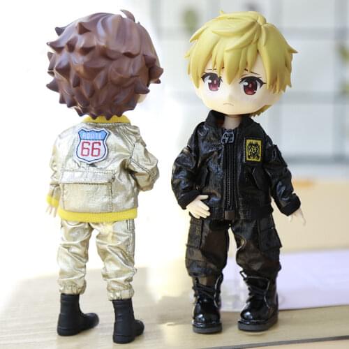 Ob11 baby clothes for GSC clay people, YMY, body9, 1/12bjd handsome flying air force jacket set bjd doll clothes accessories
