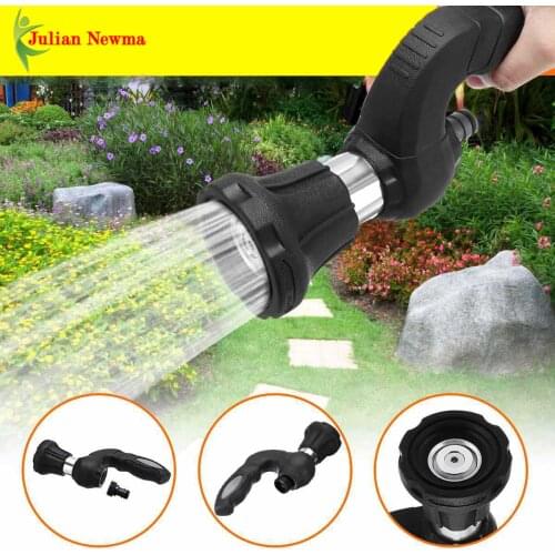 Dropshipping High Pressure Garden Water Gun Stretch hose Nozzles To Watering Lawn Home Car Washing Sprayer Power Washer Mashine