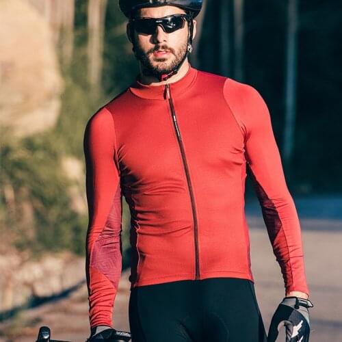 Santic Men Summer Long Sleeves Cycling Jersey Fit Comfortable MTB Jerseys Asian Size Long Sleeve Cycling Jersey Road Bike