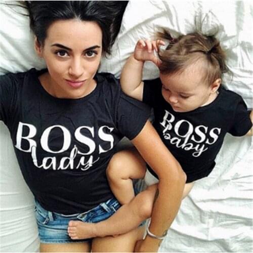 Imcute Same T-shirts For Mom And Daughter