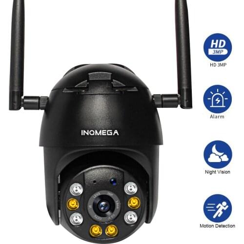 INQMEGA 4X Digital Zoom AI Human Detect 1080P PTZ IP Camera Wifi Outdoor Wireless Camera 1Inch WiFi Security CCTV Camera