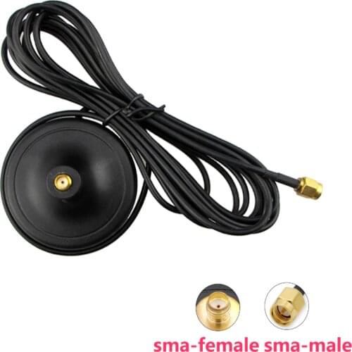 Router Antenna Mount Magnetic Base with Extension Cable SMA 3G 4g 2.4g 5G 5.8G WIFI Extension Cable External Router Antennas