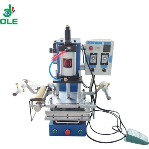 Small Automatic Paper Leather Letters Hot Foil Stamping Coding Machine