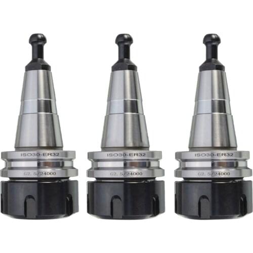 3PCS metal ISO30 ER32 50 Balance Collet Chuck G2.5 24000rpm CNC Toolholder