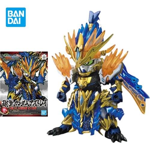 Bandai Gundam Model Kit Figure BB SD Sun Ce Gundam Astray Blue Frame Anime Character 8cm Action Doll Collect Gift Toy for Kids