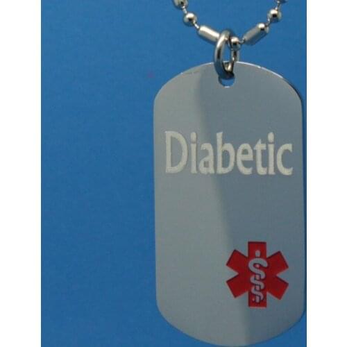 Wholesale Medical Alert Dog Tag Stainless Steel - Medical Engraving hot sales Medical Alert tags cheap Carving words dog tags