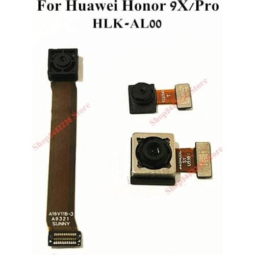 Original Camera Connector For Huawei Honor 9X HLK-AL00 Front Rear Camera For Huawei HONOR 9X Pro Back Camera Module Flex Cable