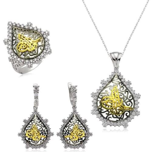 Original silver , Tugrali Set ,Most Special Jewelry Sets Suitable and Quality Products Types