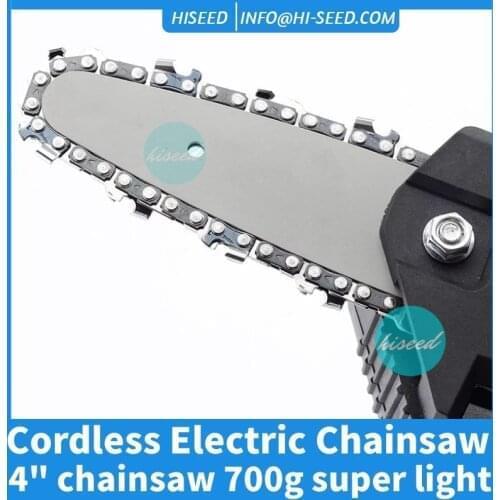 Lithium Rechargeable Handheld Household Small Single Flashlight Chain Saw Portable Outdoor Saw Wood Pruning Chain Saw
