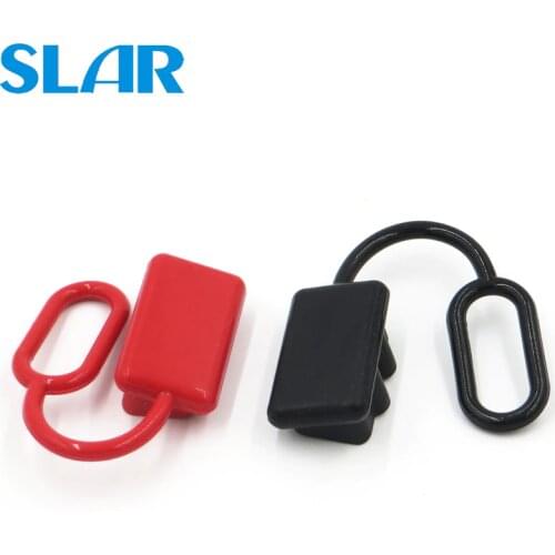 Anti Dust Cap Cover end SH50 plug connector 50amp dual pole battery 50A 600V Rubber Red or Black