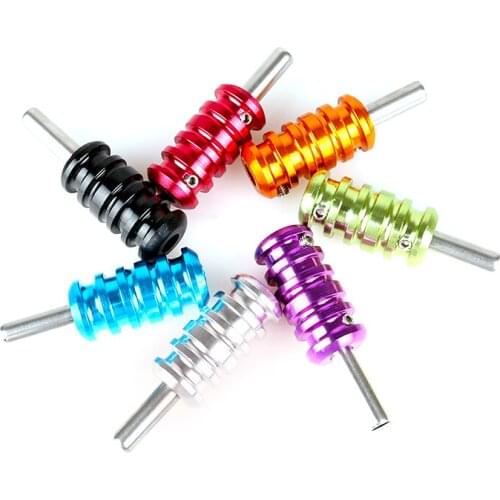 2pcs/lot Tattoo Grip Aluminum Alloy Handle for Tattoo Machine Gun Tool 7 Color Tattoo Grip TG2101