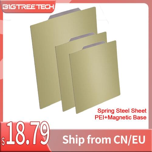 Removal Spring Steel Sheet PEI Magnetic Base Hot Bed Sticker Build Plate 310/235/220mm PEI Sheet 3D Printer Parts PLA ABS CR10