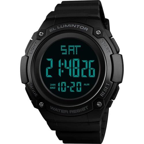 Skmei 1346 Brand Men LED Digital Military Watch, 50M Dive Swim Dress Sports Watches Fashion Outdoor Military Wristwatches