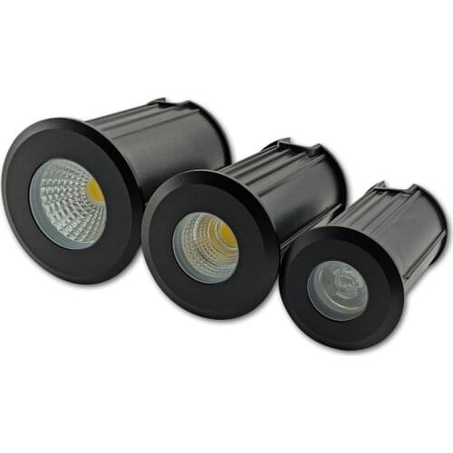 New Type 1W 3W 5W LED COB Underground Light IP67 AC85-265V DC12V Outdoor Recessed Deck Light Garden Lamp Sidewalk Lighting
