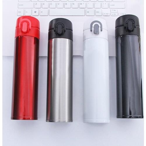 500ml Business Vacuum Flask with Filter Stainless Steel Tumbler Portable Insulated Cup Thermos Bottle Coffee Travel Mug dropship