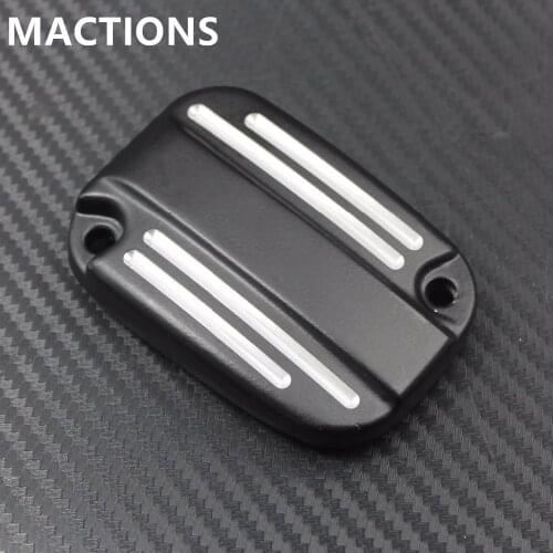 Brake Fluid Reservoir Master Cylinder Cover for Harley Touring V-Rod Street Electra Glide Road King Ultra CVO Limited 2007-2015