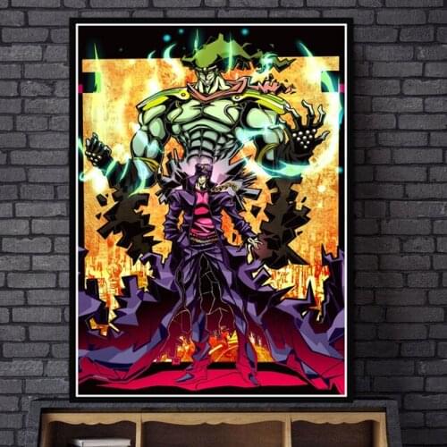 Japanese Anime Hot JOJO Bizarre Adventure Character Gift Poster Prints Oil Painting Art Wall Pictures Home Decor quadro cuadros