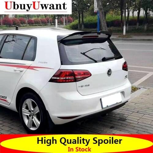 For Volkswagen GOLF7 MK7 2014-2018 Rear Roof Spoiler High Quality ABS Material Primer Color Car Tail Wing Decoration For GOLF 7