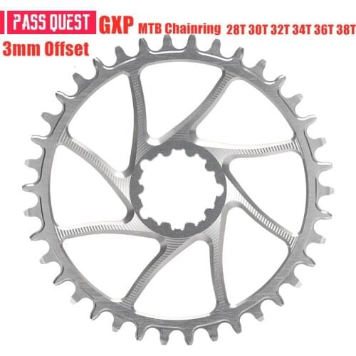 GXP Bike Narrow Wide Chainring 28T-38T 3mm Offset MTB Mountain Bike Chainwheel for XX1 Sram XO1 X1 GX XO X9 Bicycle Crankse