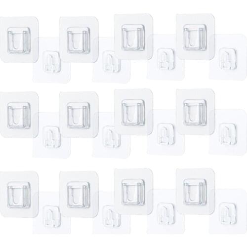 1/5/10/15 Pair Double-sided Adhesive Wall Hooks для кухни Key Hat Organizer Multi-Purpose Hooks Home Storage Tools