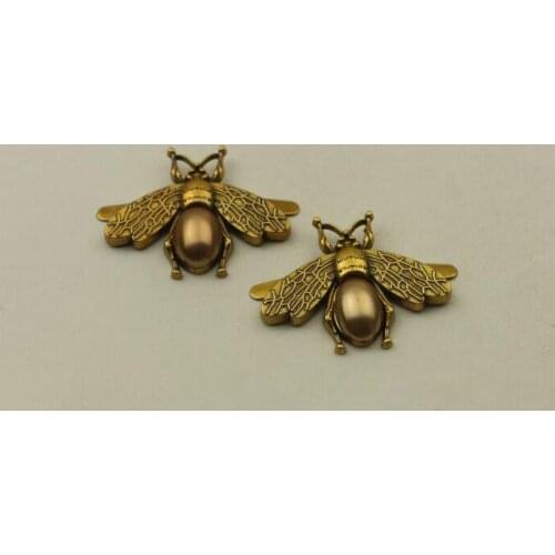 10pcs/lot luggage bag hardware accessories diy metal Little bee decorated buckle shoe buckle adornment bag hardware accessories