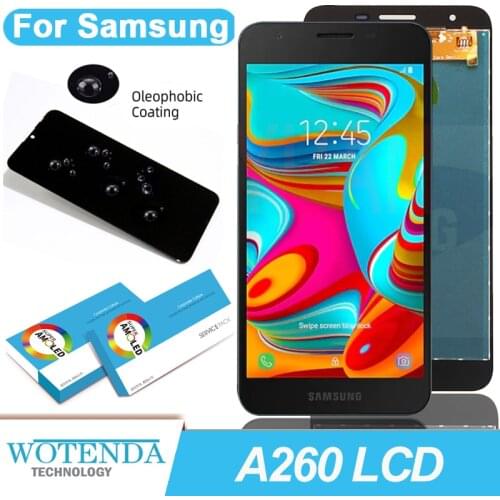 100% Original 5.0'' Super AMOLED LCD Display with Touch Screen Digitizer for Samsung Galaxy A2 Core A260 A260F/DS Repair Parts