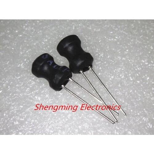 100pcs 150uH 220uH 330uH 470uH 1mH 2.2mH 3.3mH 4.7mH 10mH 6*8 Radial Leaded Power inductor 6x8mm